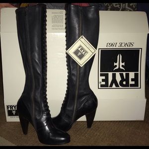 Frye stretch high boots Size 8
